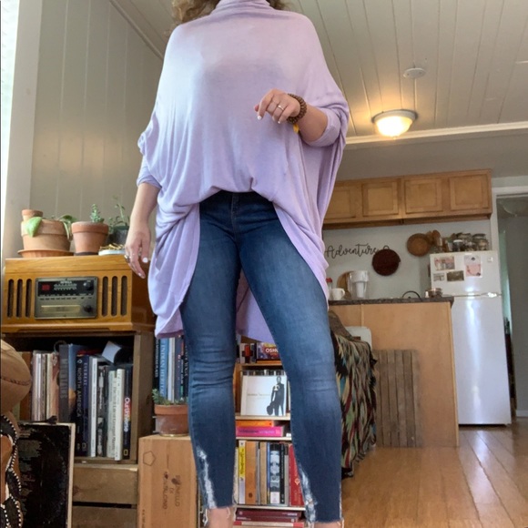 We the Free Terry Tee in Lilac - Picture 4 of 8